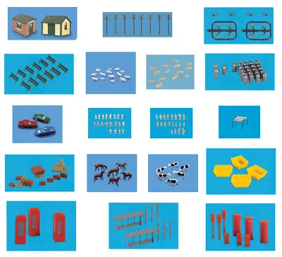 N Gauge Modelscene Unpainted Figures Accessories And Plastic Model Kits • £7.75