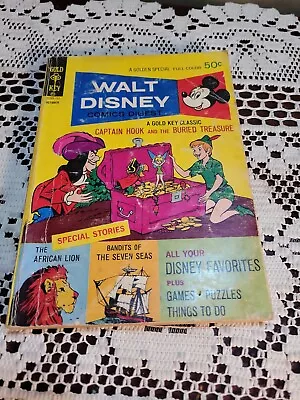 WALT DISNEY COMICS DIGEST #31 1971 CAPTAIN HOOK Peter Pan DONALD DUCK Pluto  • $14.99
