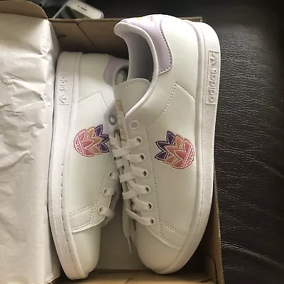 Adidas Stan Smith Purple Trainers Odd Shoes Size Left  5:5 Right 4:5 RRP £80 • £34.99