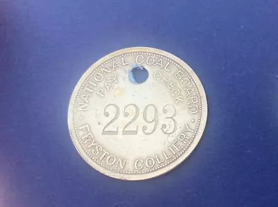 £5.99 • Buy Fryston 2293   .    Colliery Miners Pit Check