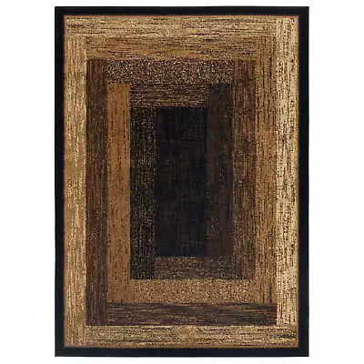  Royalty Vega Contemporary Geometric Area Rug Black/Beige 43 X62  • $28.92