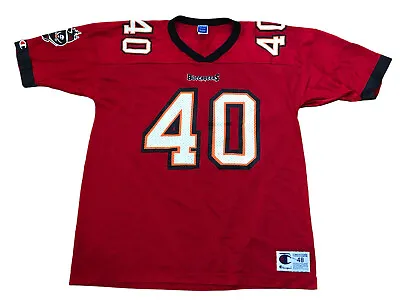 CHAMPION Tampa Bay Buccaneers MIKE ALSTOTT Red Jersey Adult 48 NO BACK NUMBERS • $11.23