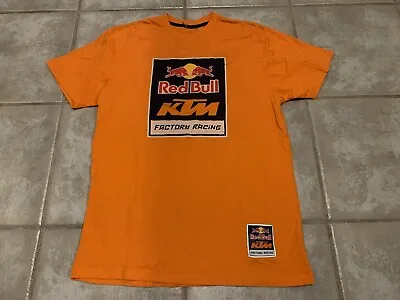 KTM Red Bull Factory Racing Orange Shirt Medium Sports Race Extreme • $19.95