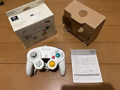 Nintendo GameCube Controller DOL-003 White Color With BOX And Manual • $218.69