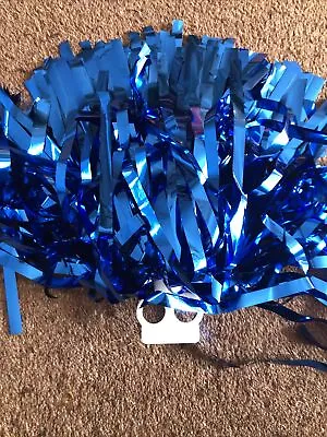 £3.99 • Buy Blue Shiny Pom Pom. American High School. Cheer Leader. Hen Party. Fancy Dress