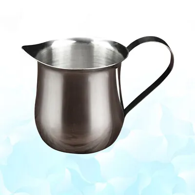  Milk Can Jug Professional Pitcher Creamer Stainless Steel Water • £6.48