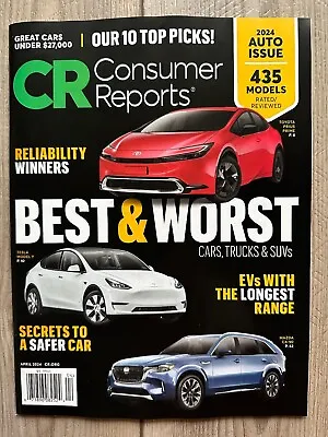 2024 AUTO Issue Buying Guide CONSUMER REPORTS 435 Ratings & Reviews BEST & WORST • $14.99