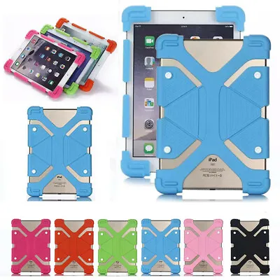 For 7 Inch Tablet Universal Adjustable Kids Safe Shockproof Silicone Case Cover  • $9.49