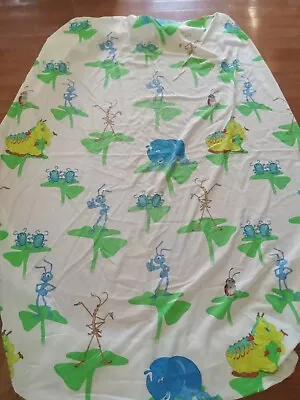 Vintage Disney A Bugs Life Twin Fitted Bed Sheet Only EUC • $19.99