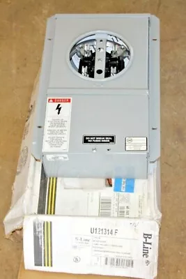 $299.88 • Buy Cooper B-Line U121314F 100 Amp 600 VAC 1 Phase Commercial Meter Socket N3R 4 Jaw