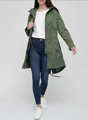£49.99 • Buy Superdry Women’s Vintage M51 Parka - Khaki Size UK 12 US 8