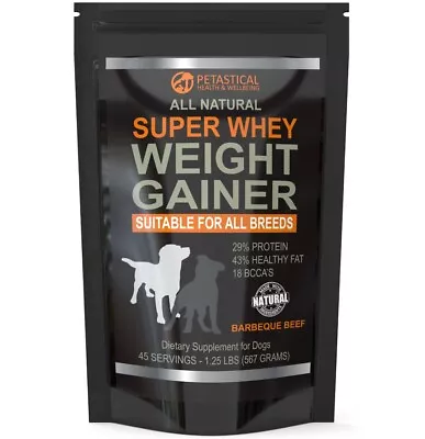 Petastical Weight Gainer For Dogs - Bully Breed Max Super Whey Protein Powder • $47.99