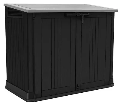 £179.99 • Buy Keter Store It Out MAX Garden Lockable Storage Box Shed Outside Bike Bin Tool XL