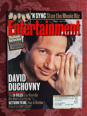 ENTERTAINMENT WEEKLY Magazine April 14 2000 David Duchovny Bonnie Hunt • $14.40