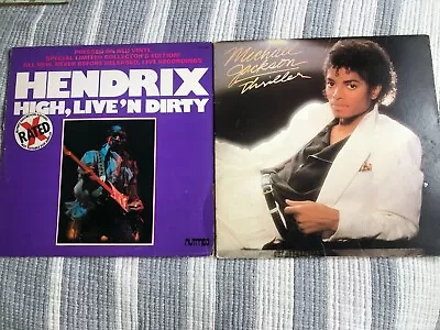 Jimmy Hendrix And Michael Jackson Vinyl Records Lot • $4.85