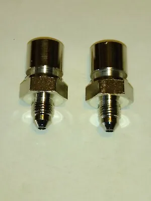 3an To 3/8-24  Female Inverted Flare For 3/16 Tubeing Brake Fitting (set Of 2) • $14.50