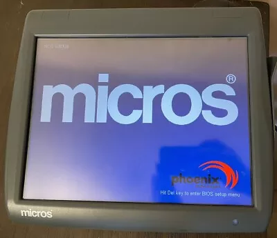 Micros Workstation 5A WS5A 400814-122 POS Touchscreen System Wth Micros Printer • $119.99