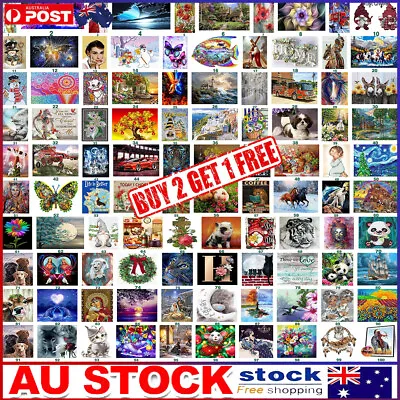 $10.79 • Buy 5D DIY Full Drill Diamond Painting Embroidery Cross Stitch Home Art Decor Gifts