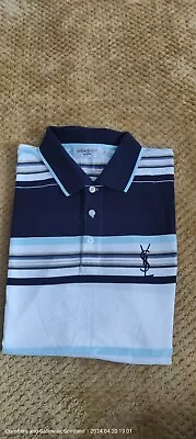 Yves Saint Laurent YSL Polo Shirt Mens XL Short Sleeve Button Up T-Shirt • £23