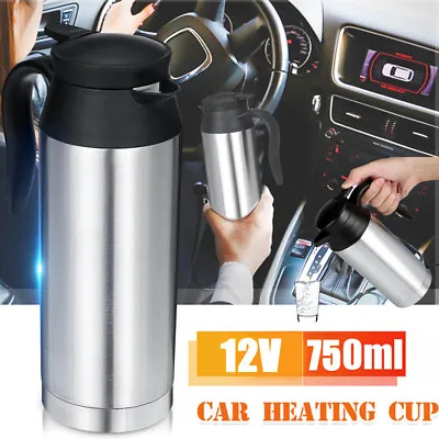 Portable Electric Kettle 12V 750ML Car Van Lorry Travel Camping Water Heater New • £16.96