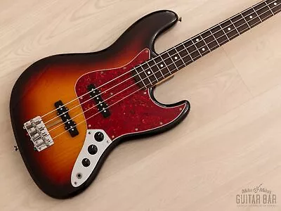 1990 Fender Jazz Bass ‘62 Vintage Reissue JB62-950 Sunburst Lacquer Japan MIJ • $1999.99