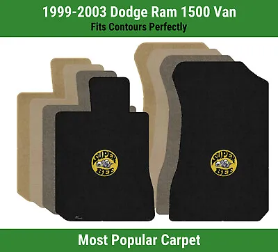 Lloyd Ultimat Front Carpet Mats For '99-03 Dodge Ram 1500 Van W/Super Bee 1 Logo • $160.99