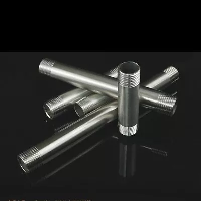 £4.45 • Buy 1/4 BSP Galvanised Steel Extension Tube/Barrel Nipple 60mm Length Brand New 