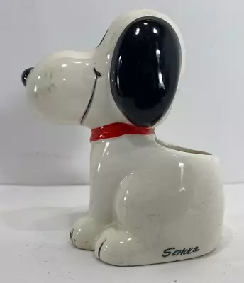 Vintage Peanuts Snoopy Ceramic Planter Good Condition Made In Japan • $57.50