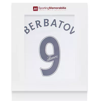 £225.99 • Buy Dimitar Berbatov Signed Tottenham Hotspur Shirt - Home, 2021/2022, Number 9 - Gi