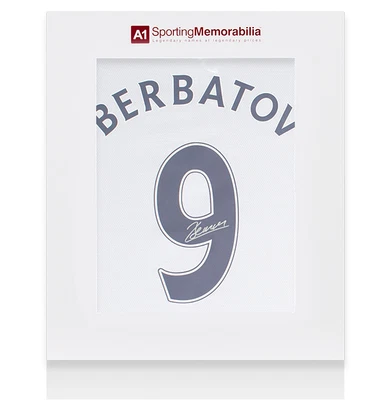 £225.99 • Buy Dimitar Berbatov Signed Tottenham Hotspur Shirt - Home, 2021/2022, Number 9 - Gi