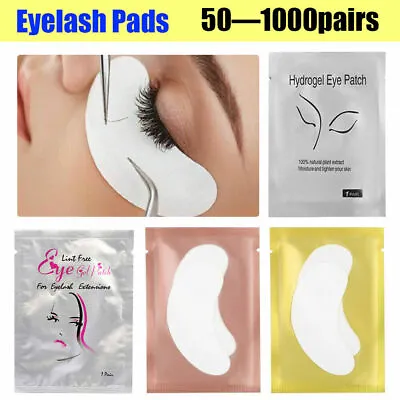 £4.99 • Buy Salon Eyelash Lash Extensions Under Eye Gel Pads Lint Free Patches Make Up Tools