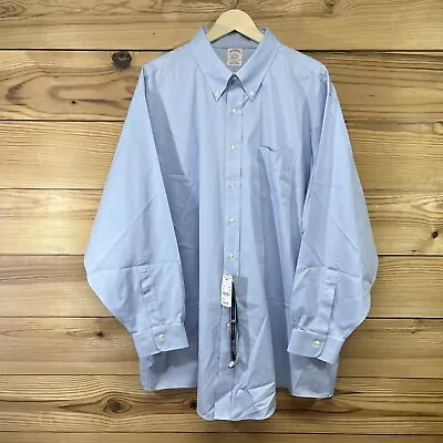 Brooks Brothers Dress Shirt 19-35 The Original Polo Shirt Blue Oxford NWT B126 • $34.99