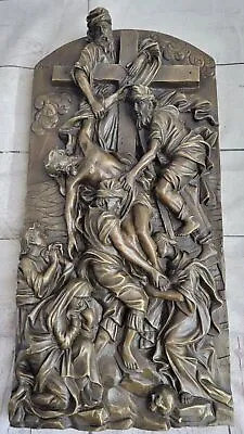 French Roman Greek Mythological Bronze Statue Bas Relief Sculpture Nouveau Sale • $244.65