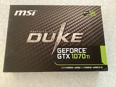 $388 • Buy GeForce GTX 1070 Ti MSI DUKE 8G DDR5 256bit  
