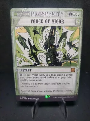 Force Of Vigor - Extended Art Showcase OTP NM MTG READY TO SHIP NOW!!! • $19.36