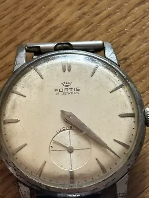 Vintage Fortis 17 Jewels Incabloc Watch • £25