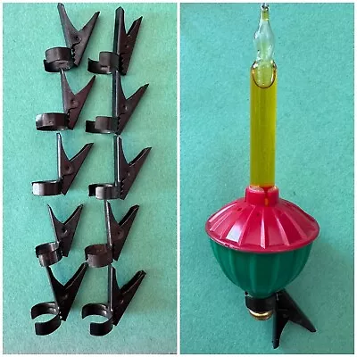 $17.99 • Buy 10 Vintage / Antique Christmas Tree Light Bulb Clips