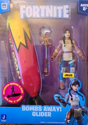 Fortnite Motorized Bombs Away Glider W/ Jules Figure New 2021 Solo 4” SHIPS FAST • $12.49