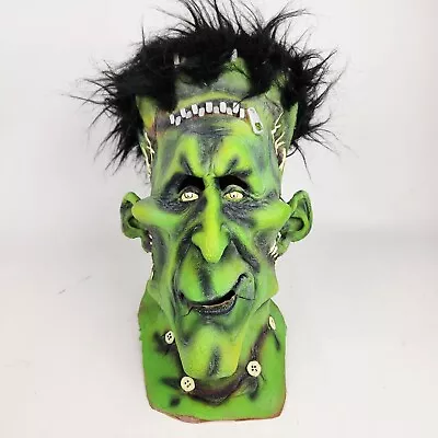 Vintage Fright Asylum Disguise Frankenstein Mask 1996 Latex Halloween Costume • $29.95