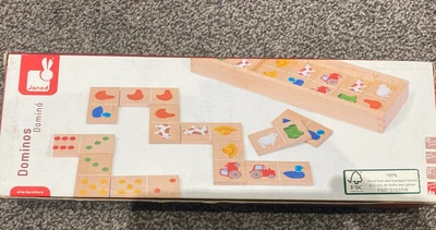 £5 • Buy Janod Dominoes Wooden Farmyard Animals Theme