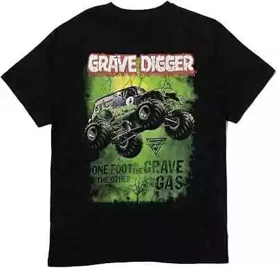 Monster Jam Trucks Grave Digger Pullover Graphic T-Shirt • $19.99