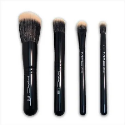 MAC Cosmetics 4 Brush Set - 282SE 130SE 286SE 187SE Black • $89.97