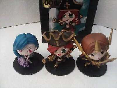 League Of Legends 3 Statues Jynx Miss Fortune Etc • £20