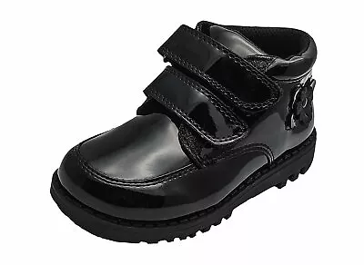 £22.95 • Buy Buckle My Shoe Synthetic Round Toe Flat School Boots Rubber Outsole For Girls