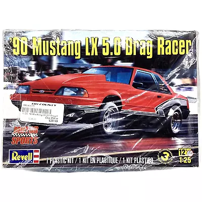 Revell ‘90 Mustang LX 5.0 Drag Racer 1:25 Scale Model Kit #85-4195 Open Box New • $29.99