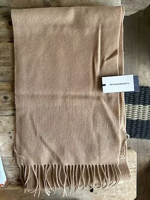 Tartan Blanket Co Lambswool Scarf In Camel • £10