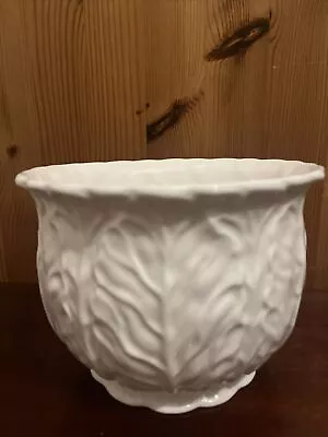 Coalport Countryware (wedgwood) Vintage White Bone China Plant Pot Planter Rare • £30