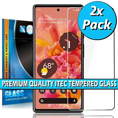 For Google Pixel 5a 5G 6 6a 7 7a 8 Gorilla Tempered Glass Screen Protector Cover • £3.85