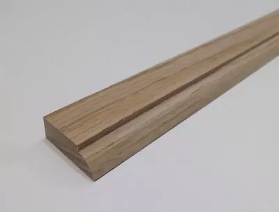 Oak 34x12mm Door Stop Lath Clapping Strip Architrave Bead Timber 1170mm X2 • £20.12