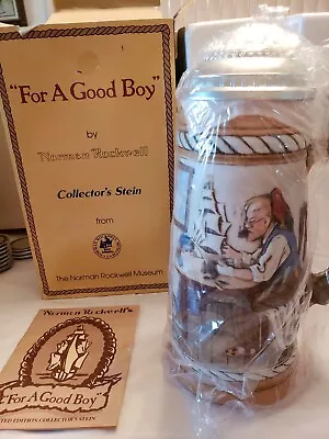 Norman Rockwell's  For A Good Boy  Collector's Stein 1981 Limited Edition 9420 • $15.99